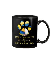 Easily Distracted By Dogs And Volleyball Mug thumbnail