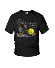 Hockey She Loves Me More Youth T-Shirt thumbnail