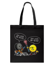 Hockey She Loves Me More Tote Bag thumbnail