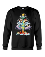 Surfing Christmas Tree Crewneck Sweatshirt thumbnail