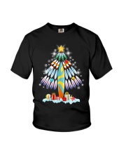 Surfing Christmas Tree Youth T-Shirt thumbnail