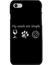 My Needs Are Simple Volleyball Phone Case thumbnail