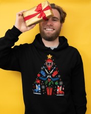HOCKEY CHRISTMAS TREE Hooded Sweatshirt apparel-hooded-sweatshirt-lifestyle-front-68