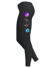 Baseball Leggings Heartbeat Ladies Leggings left