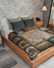 Books All I Want In Life Is Large Sherpa Fleece Blanket - 60" x 80" aos-sherpa-fleece-blanket-lifestyle-front-04