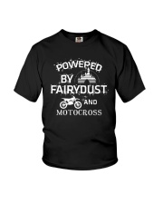 Powered By Motocross Youth T-Shirt thumbnail