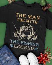 Fishing The Man The Myth The Fishing Legend Classic T-Shirt apparel-classic-tshirt-lifestyle-back-69