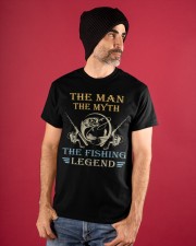 Fishing The Man The Myth The Fishing Legend Classic T-Shirt apparel-classic-tshirt-lifestyle-front-89