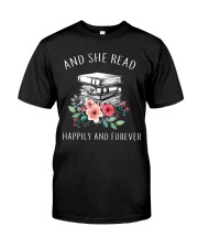 Read Books and Happy Classic T-Shirt front
