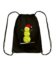 Softball Christmas Drawstring Bag thumbnail