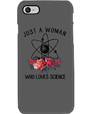 Just A Woman Who Loves Science Phone Case thumbnail