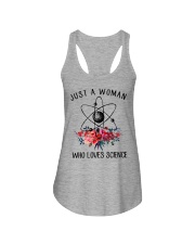 Just A Woman Who Loves Science Ladies Flowy Tank thumbnail