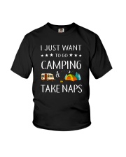I Just Want To Go Camping And Take Naps Youth T-Shirt thumbnail