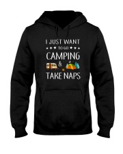 I Just Want To Go Camping And Take Naps Hooded Sweatshirt thumbnail