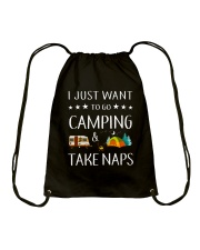 I Just Want To Go Camping And Take Naps Drawstring Bag thumbnail