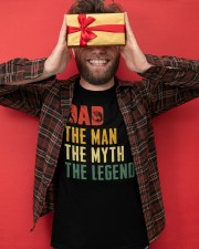 Dad The Man The Myth The Legend Classic T-Shirt apparel-classic-tshirt-lifestyle-front-80