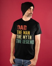 Dad The Man The Myth The Legend Classic T-Shirt apparel-classic-tshirt-lifestyle-front-89