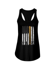 Baseball Flag America Ladies Flowy Tank thumbnail