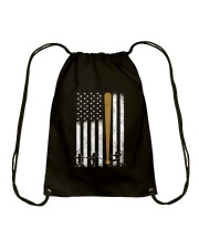 Baseball Flag America Drawstring Bag thumbnail