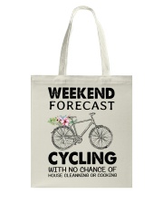 Cycle Weekend Forecast Tote Bag thumbnail