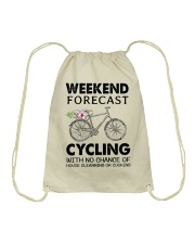 Cycle Weekend Forecast Drawstring Bag thumbnail