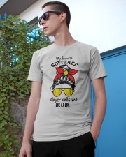 My Favorite Softball Player Calls Me Mom NT354 Classic T-Shirt apparel-classic-tshirt-lifestyle-17