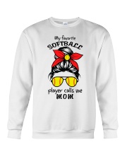 My Favorite Softball Player Calls Me Mom NT354 Crewneck Sweatshirt tile