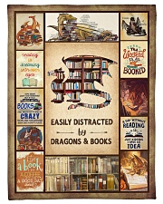 Books Funny Blanket And Dragons Graphic Design Small Fleece Blanket - 30" x 40" front