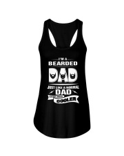 I'm a bearded dad Ladies Flowy Tank thumbnail