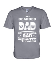 I'm a bearded dad V-Neck T-Shirt thumbnail