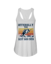 Fishing Best Dad Ever Ladies Flowy Tank tile