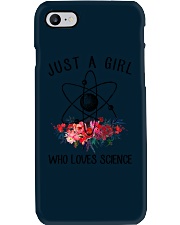 Just A Girl Who Loves Science Phone Case thumbnail