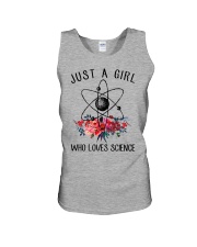 Just A Girl Who Loves Science Unisex Tank thumbnail