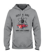 Just A Girl Who Loves Science Hooded Sweatshirt thumbnail