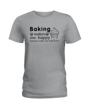 Baking - Make Me Happy Ladies T-Shirt tile