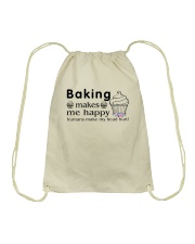 Baking - Make Me Happy Drawstring Bag tile
