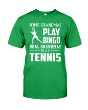Real Grandmas Play Tennis Classic T-Shirt front