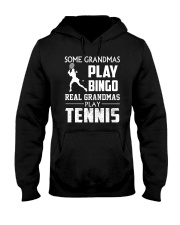 Real Grandmas Play Tennis Hooded Sweatshirt thumbnail