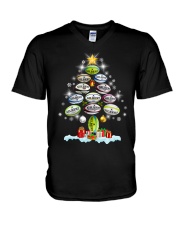 Hair Tree Noel Rugby V-Neck T-Shirt thumbnail