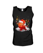 BASKETBALL CHRISTMAS HAT Unisex Tank tile