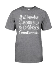 If It Involes Books And Dogs Classic T-Shirt thumbnail