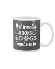 If It Involes Books And Dogs Mug thumbnail