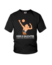 Mom And Daughter Volleyball Players For Life Youth T-Shirt thumbnail