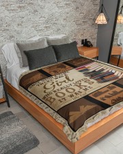 Books Once Upon A Time Large Sherpa Fleece Blanket - 60" x 80" aos-sherpa-fleece-blanket-lifestyle-front-04