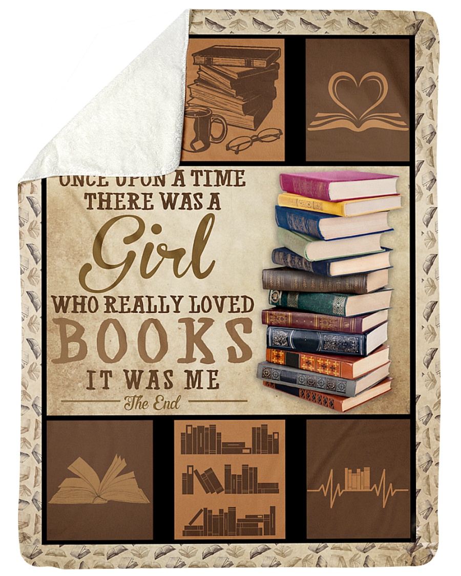 Books Once Upon A Time Large Sherpa Fleece Blanket - 60" x 80"