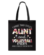 I Have Two Tittles Volleyball Tote Bag thumbnail