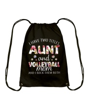 I Have Two Tittles Volleyball Drawstring Bag thumbnail