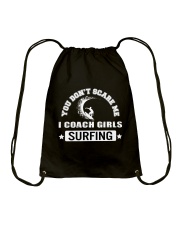 Surfing I Coach Girls Drawstring Bag thumbnail