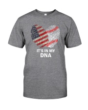 Baseball It's In My DNA Classic T-Shirt front