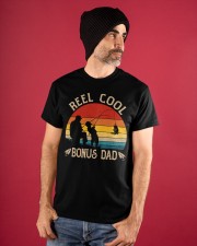 Fishing Reel Cool Bonus Dad Classic T-Shirt apparel-classic-tshirt-lifestyle-front-89